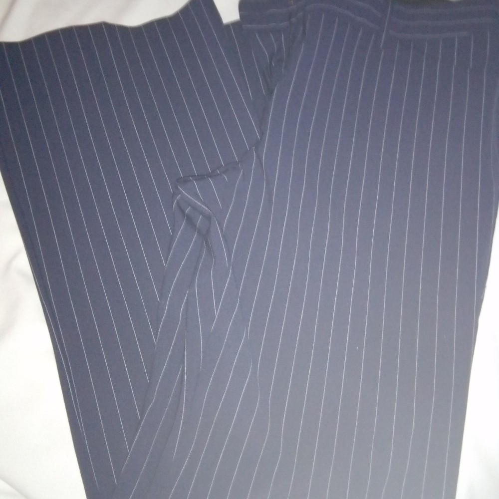 Body by Victoria pinstripe belt pants